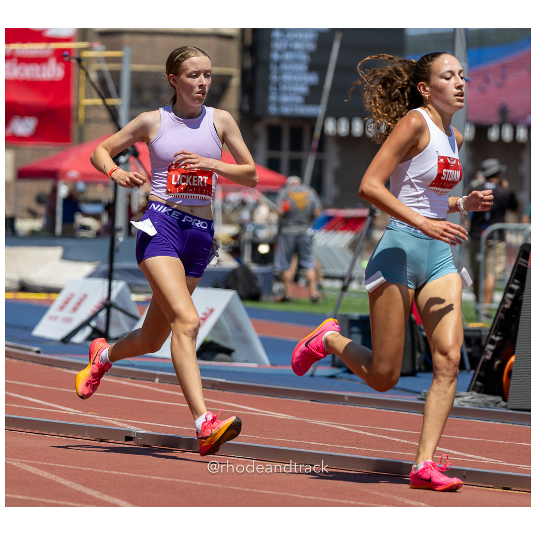 Girls Freshman Mile - 2024 New Balance Nationals Outdoor, Franklin Field, University of Pennsylvania title=