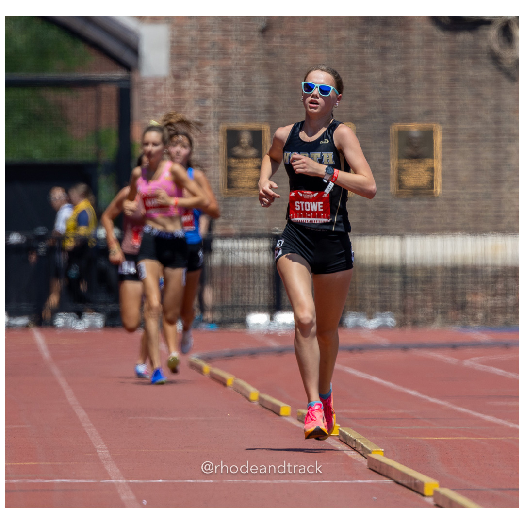 Girls Freshman Mile - 2024 New Balance Nationals Outdoor, Franklin Field, University of Pennsylvania title=