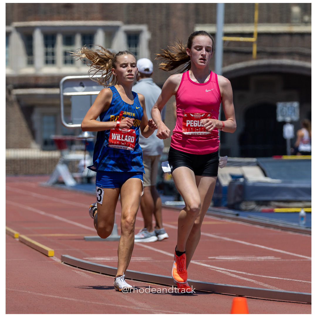 Girls Freshman Mile - 2024 New Balance Nationals Outdoor, Franklin Field, University of Pennsylvania title=