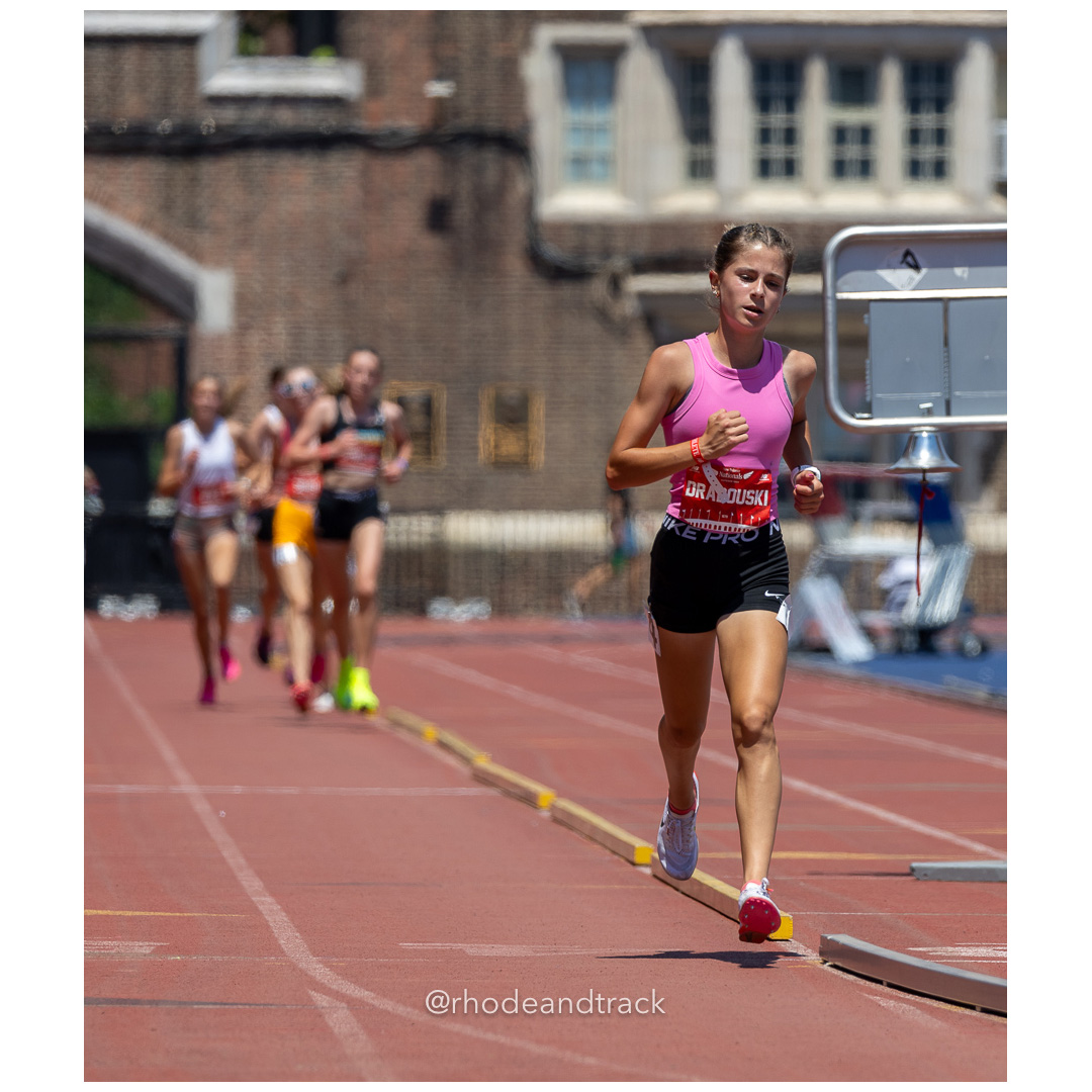Girls Freshman Mile - 2024 New Balance Nationals Outdoor, Franklin Field, University of Pennsylvania title=