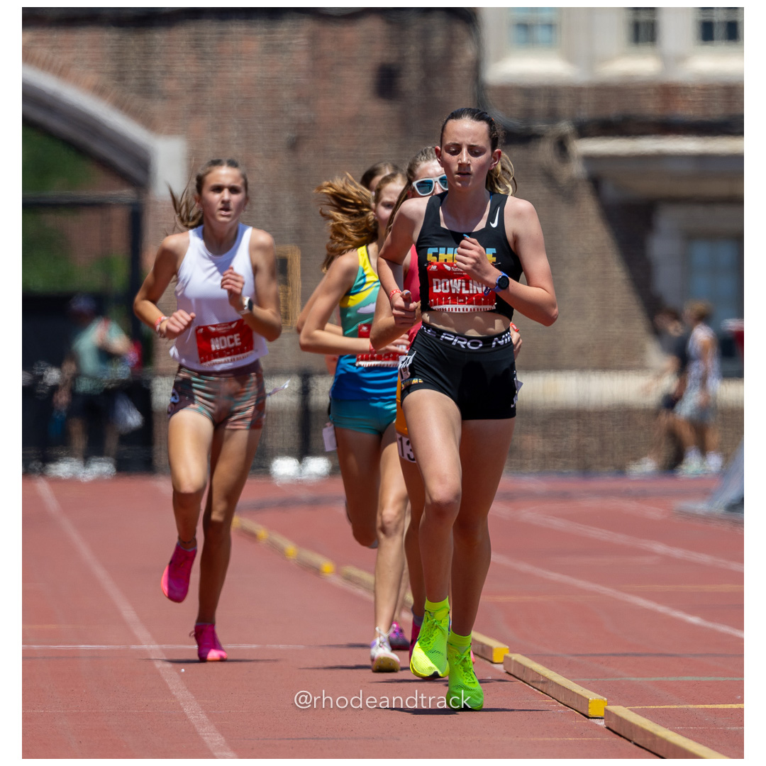 Girls Freshman Mile - 2024 New Balance Nationals Outdoor, Franklin Field, University of Pennsylvania title=