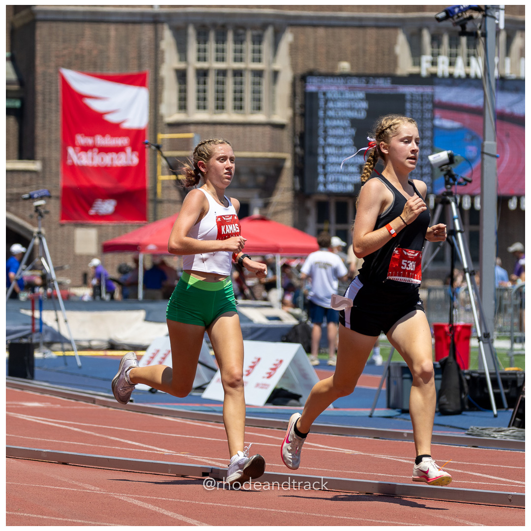 Girls Freshman Mile - 2024 New Balance Nationals Outdoor, Franklin Field, University of Pennsylvania title=