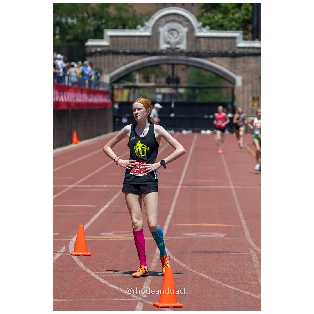 Girls Freshman Mile - 2024 New Balance Nationals Outdoor, Franklin Field, University of Pennsylvania title=