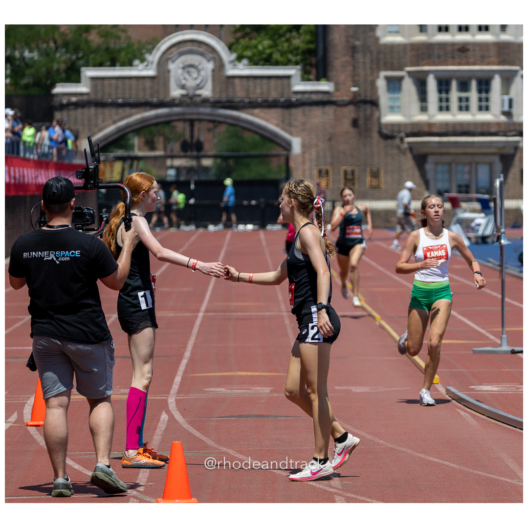 Girls Freshman Mile - 2024 New Balance Nationals Outdoor, Franklin Field, University of Pennsylvania title=