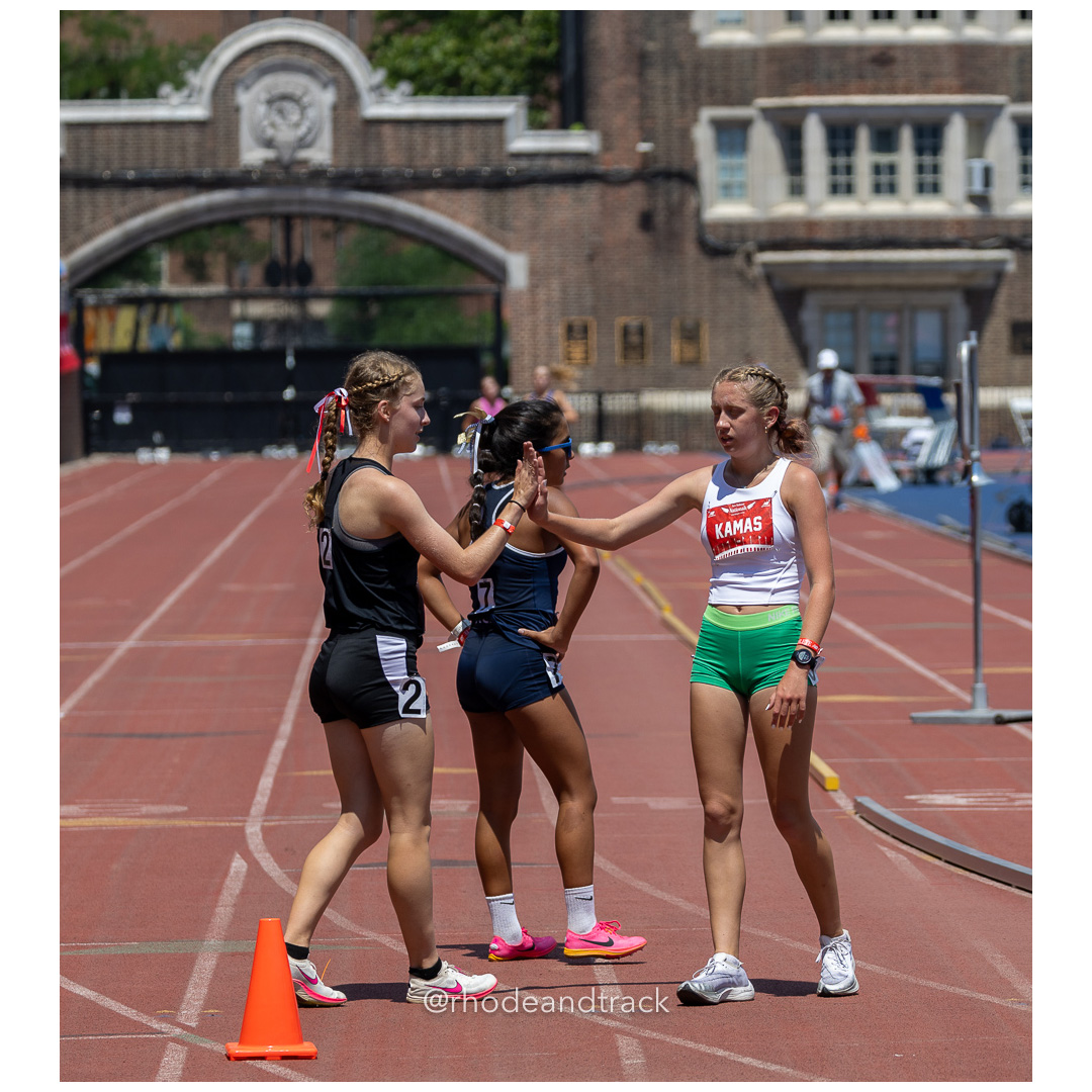 Girls Freshman Mile - 2024 New Balance Nationals Outdoor, Franklin Field, University of Pennsylvania title=