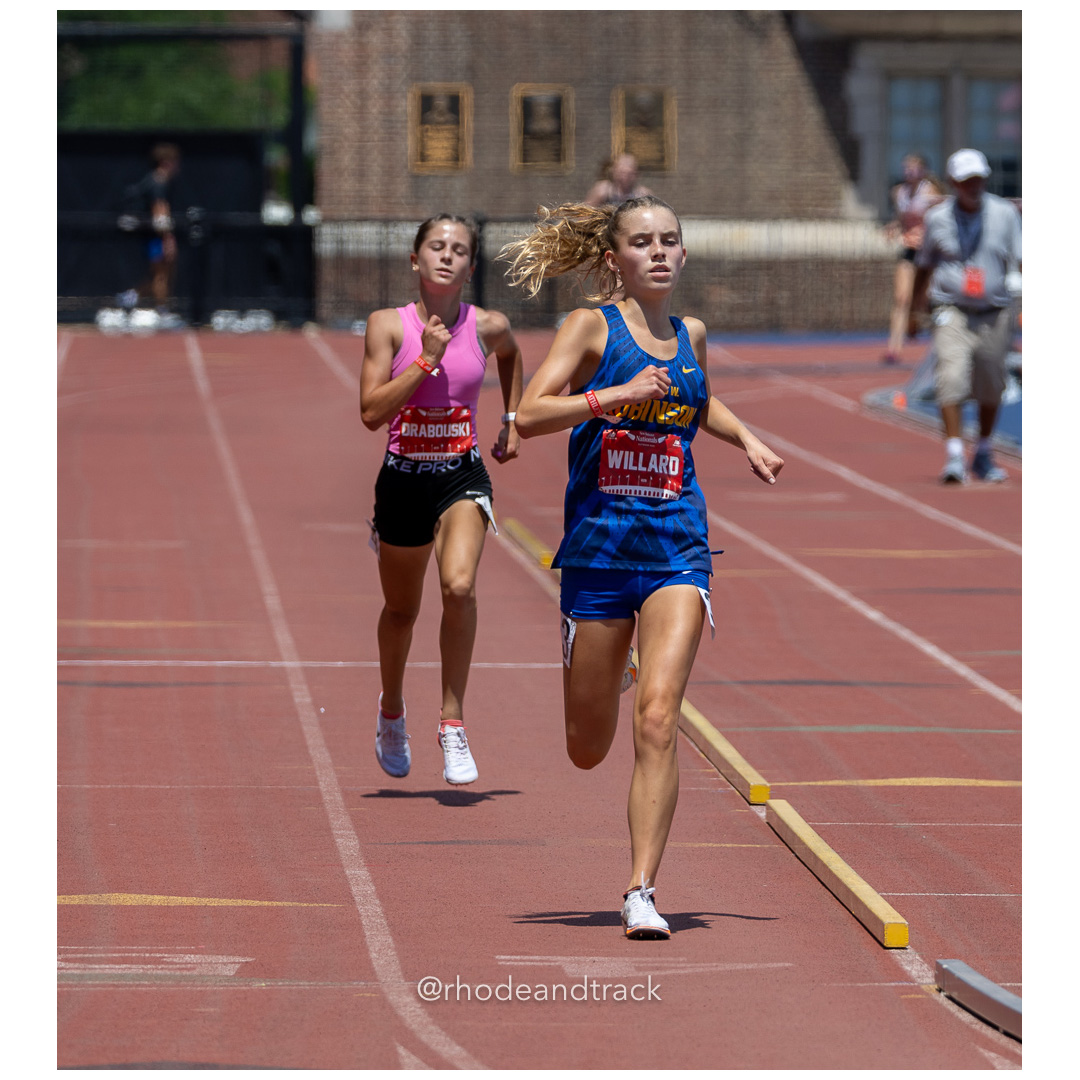 Girls Freshman Mile - 2024 New Balance Nationals Outdoor, Franklin Field, University of Pennsylvania title=