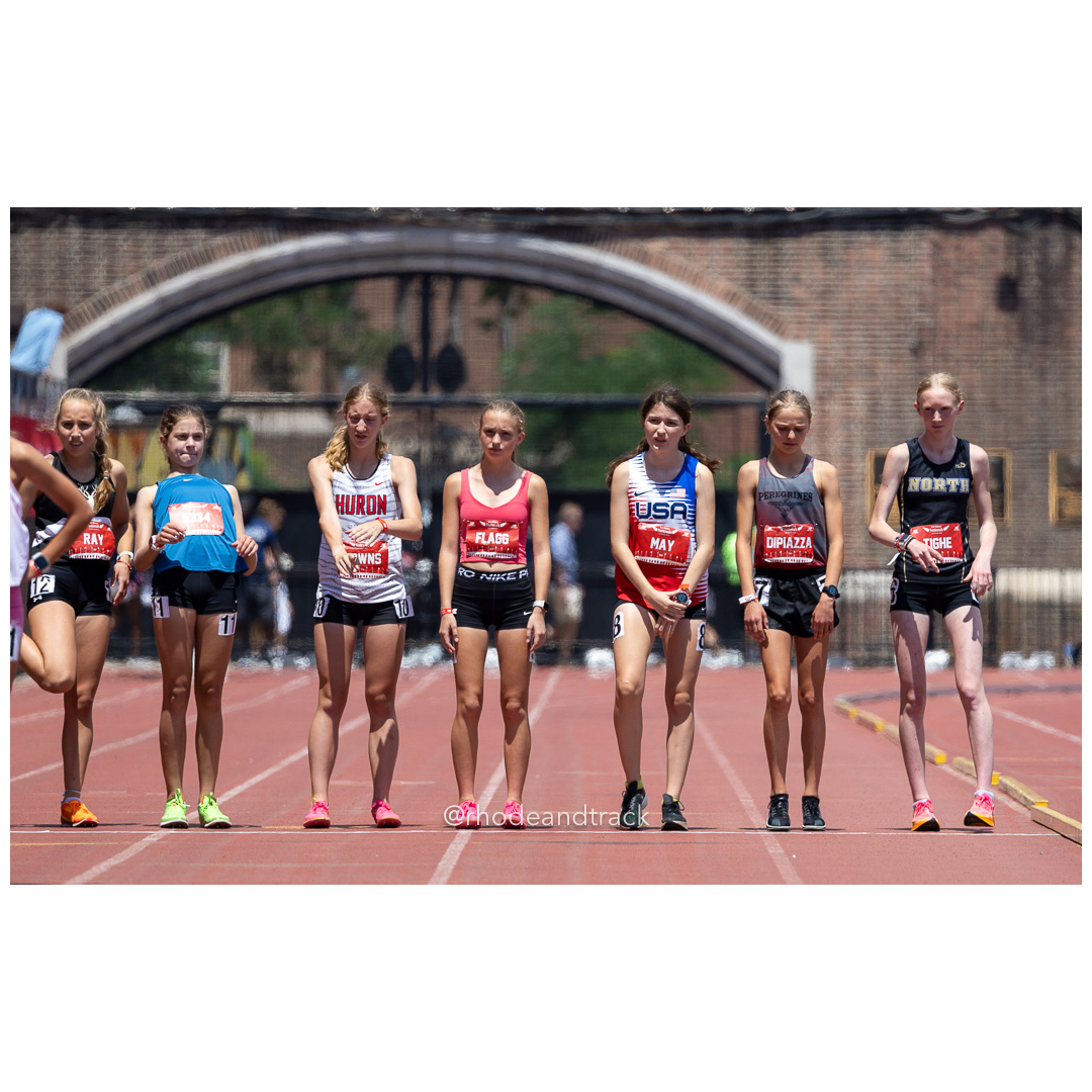Girls Freshman Mile - 2024 New Balance Nationals Outdoor, Franklin Field, University of Pennsylvania title=
