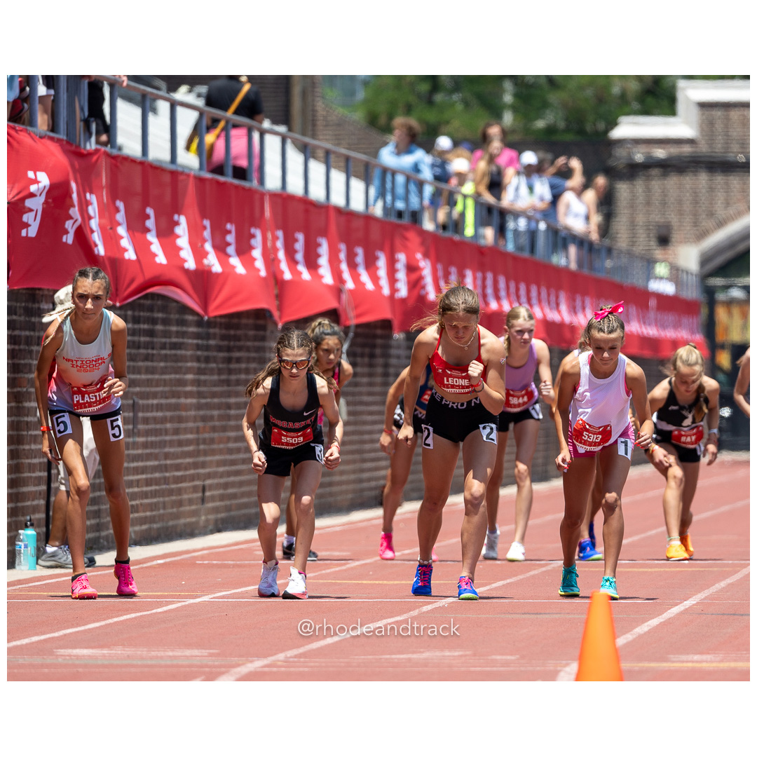 Girls Freshman Mile - 2024 New Balance Nationals Outdoor, Franklin Field, University of Pennsylvania title=
