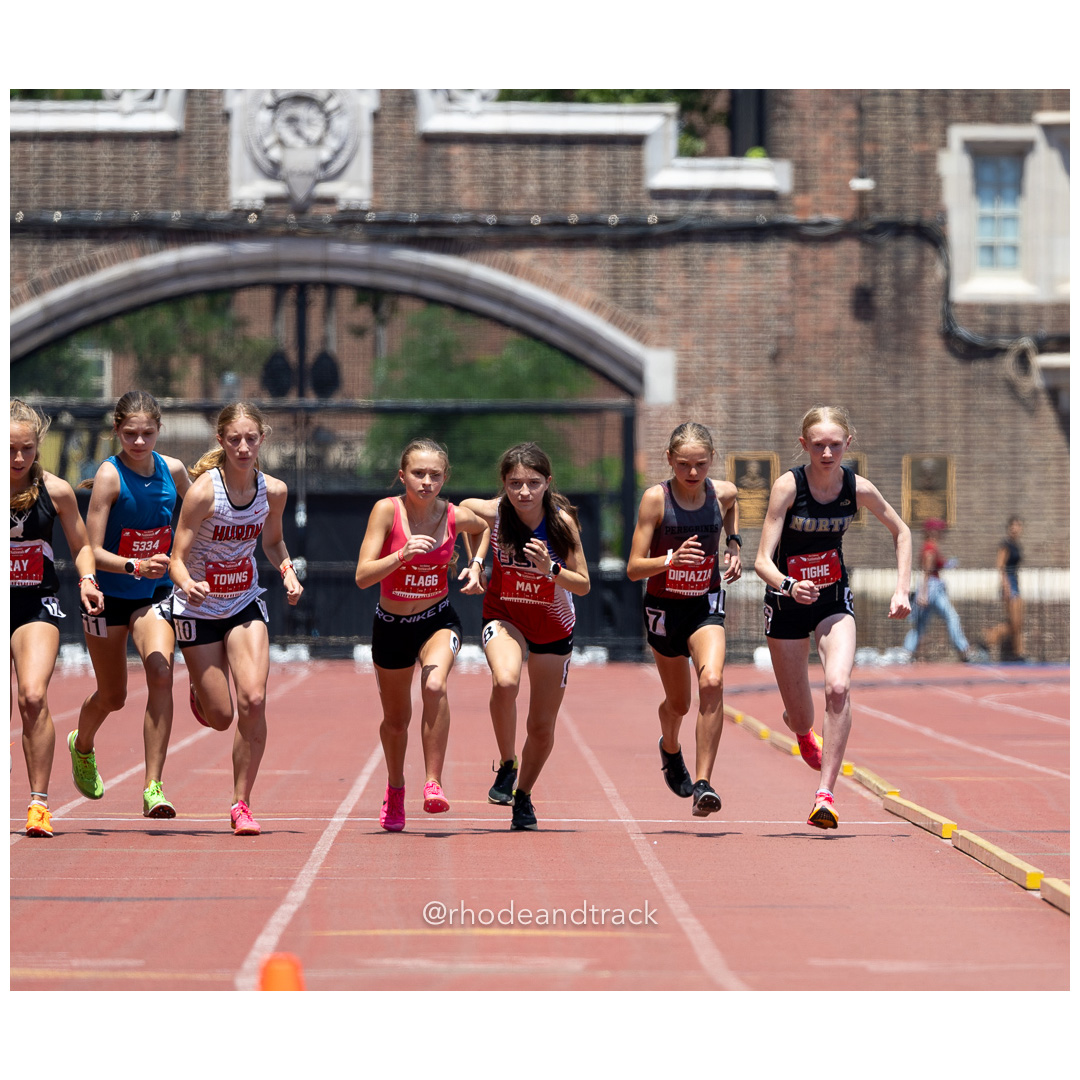 Girls Freshman Mile - 2024 New Balance Nationals Outdoor, Franklin Field, University of Pennsylvania title=