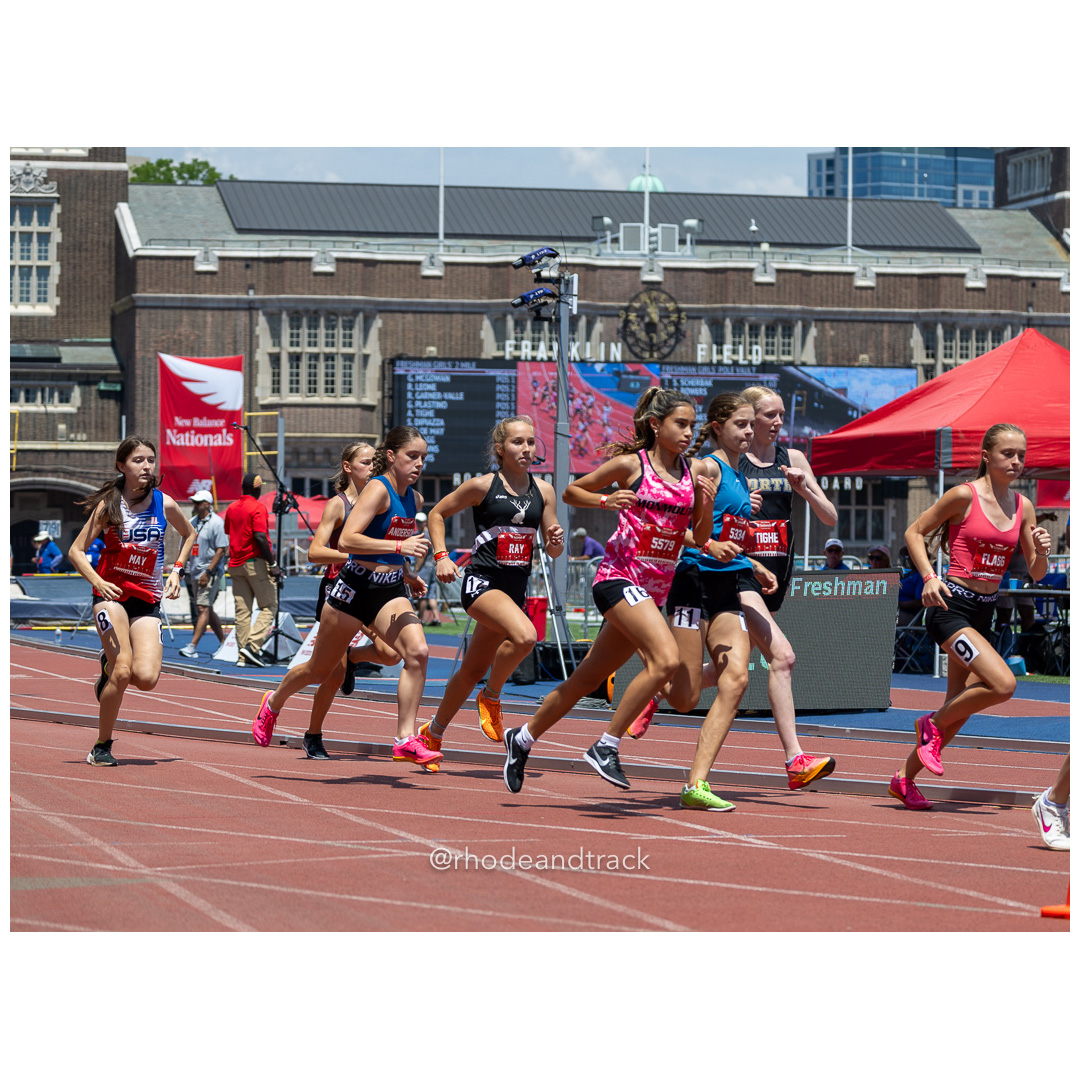 Girls Freshman Mile - 2024 New Balance Nationals Outdoor, Franklin Field, University of Pennsylvania title=