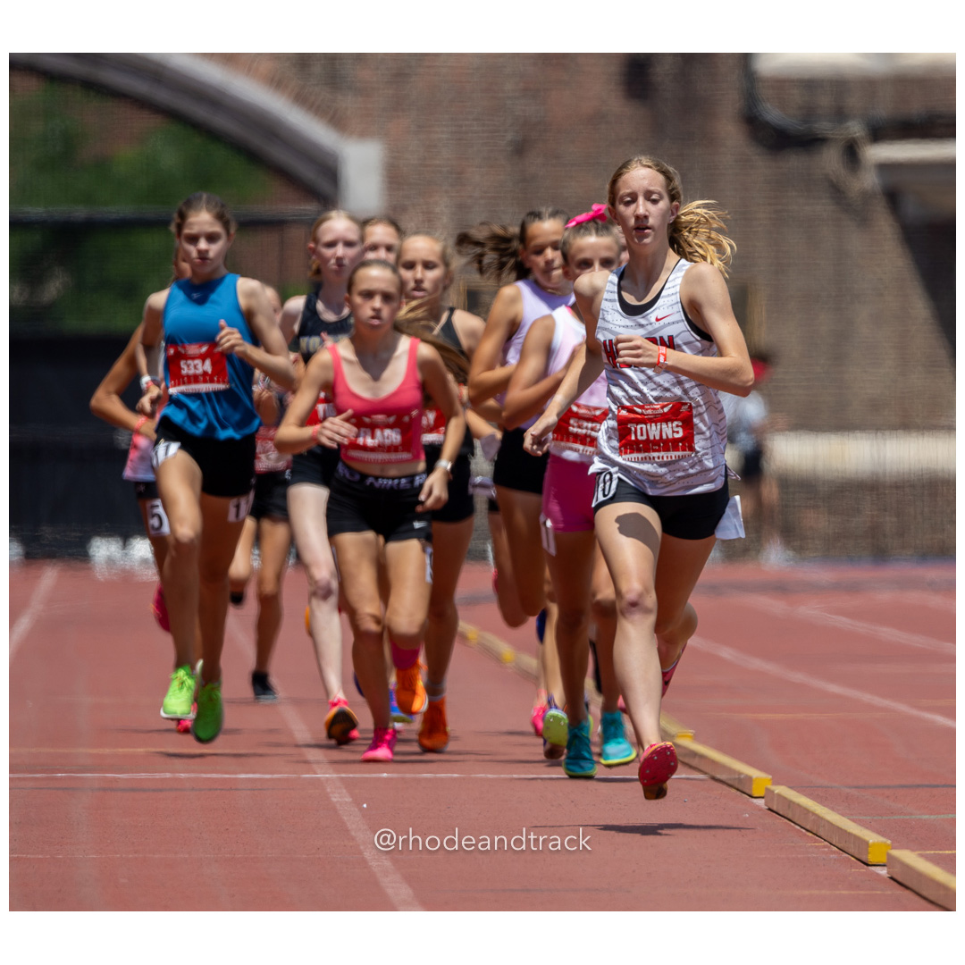 Girls Freshman Mile - 2024 New Balance Nationals Outdoor, Franklin Field, University of Pennsylvania title=