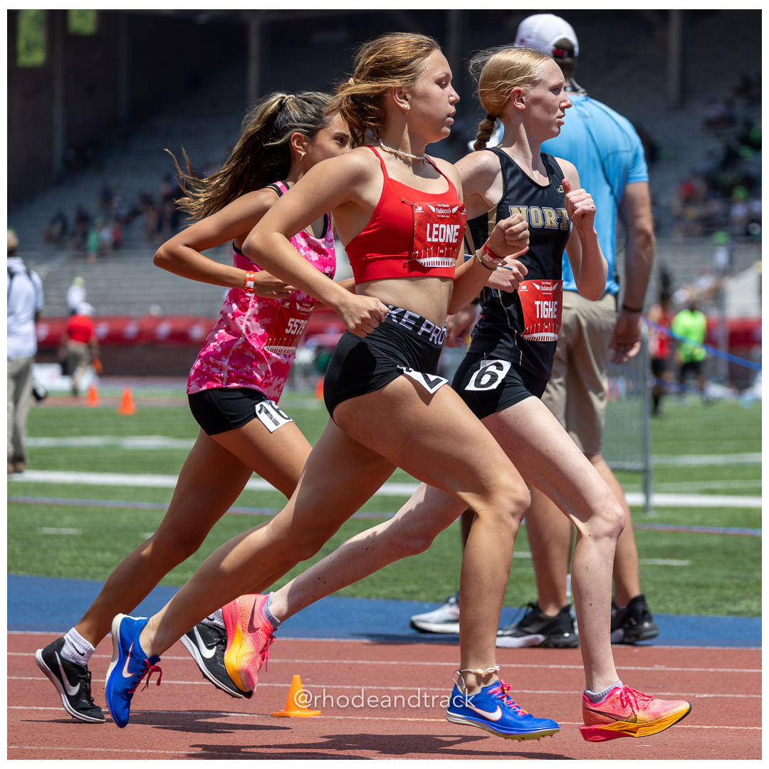 Girls Freshman Mile - 2024 New Balance Nationals Outdoor, Franklin Field, University of Pennsylvania title=