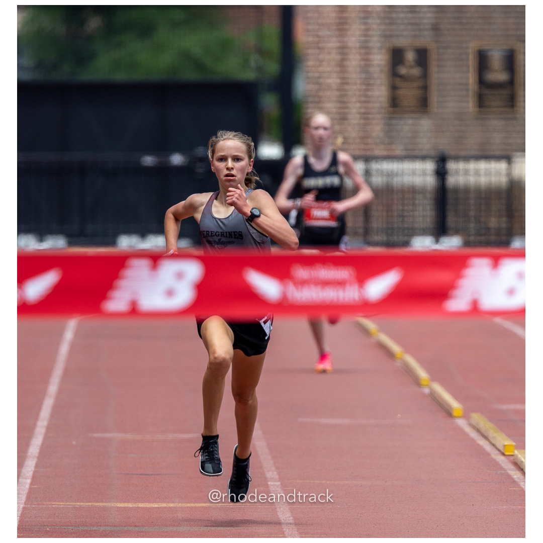 Girls Freshman Mile - 2024 New Balance Nationals Outdoor, Franklin Field, University of Pennsylvania title=