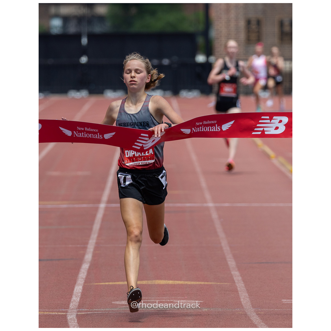 Girls Freshman Mile - 2024 New Balance Nationals Outdoor, Franklin Field, University of Pennsylvania title=
