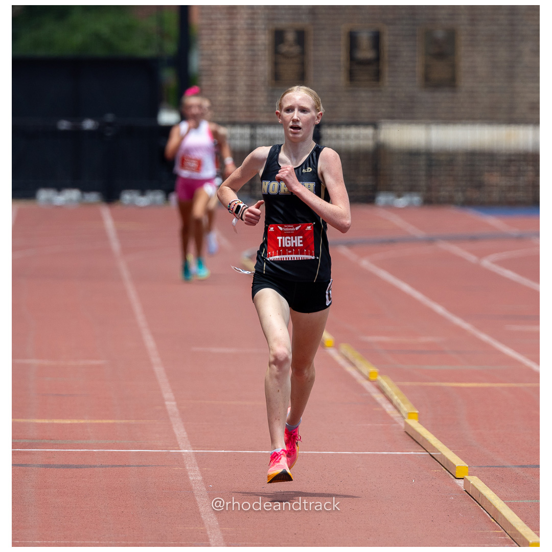 Girls Freshman Mile - 2024 New Balance Nationals Outdoor, Franklin Field, University of Pennsylvania title=
