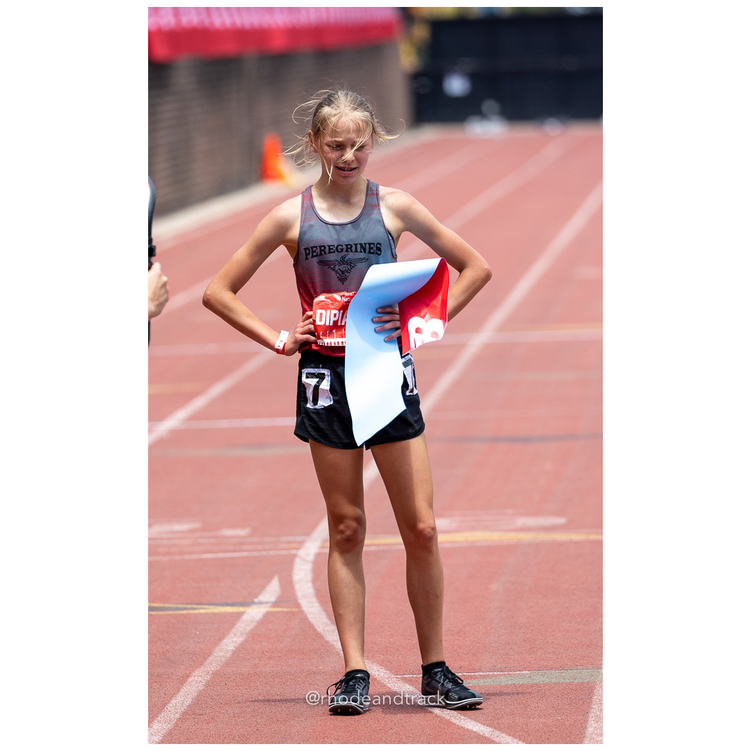 Girls Freshman Mile - 2024 New Balance Nationals Outdoor, Franklin Field, University of Pennsylvania title=