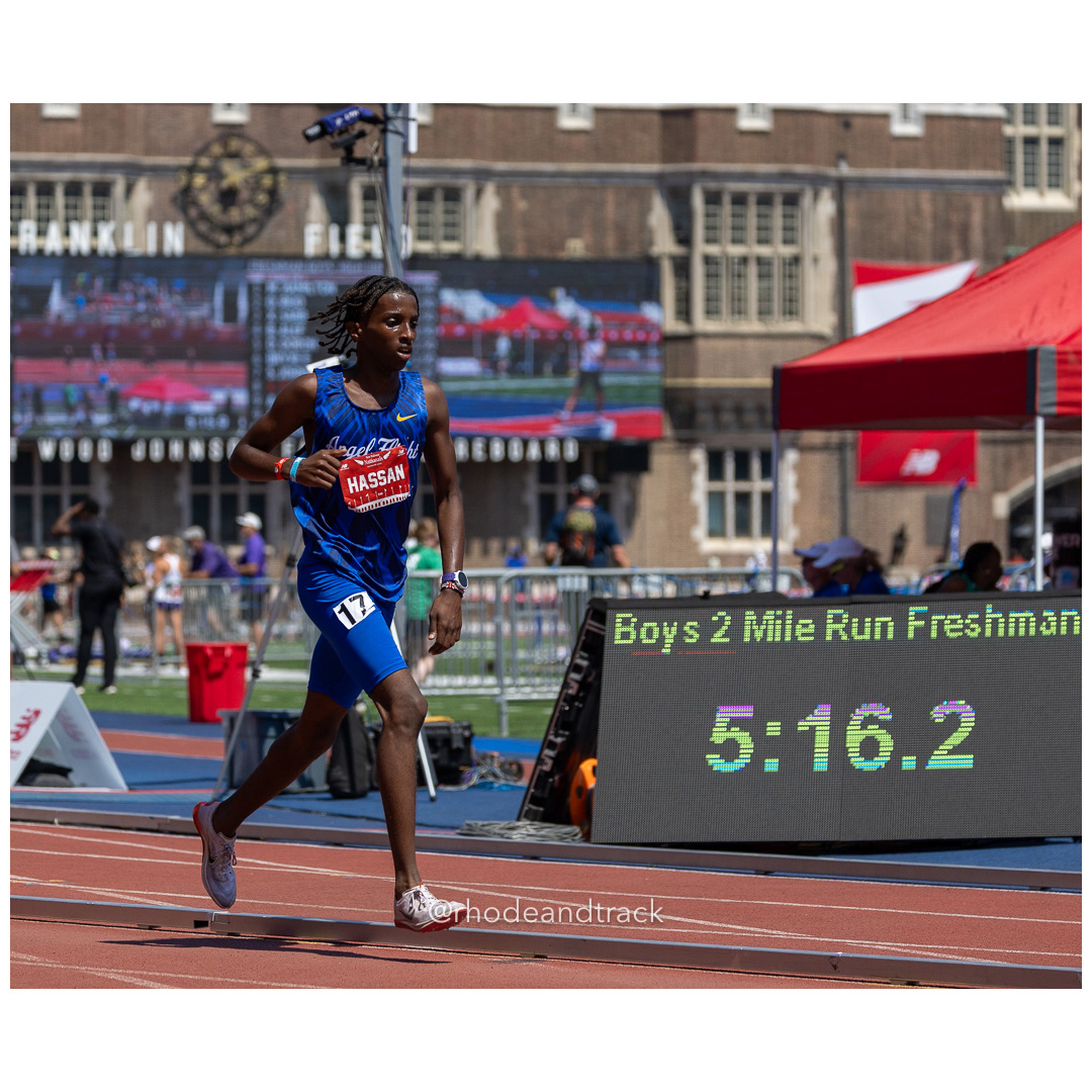 Freshman Mile - 2024 New Balance Nationals Outdoor, Franklin Field, University of Pennsylvania title=