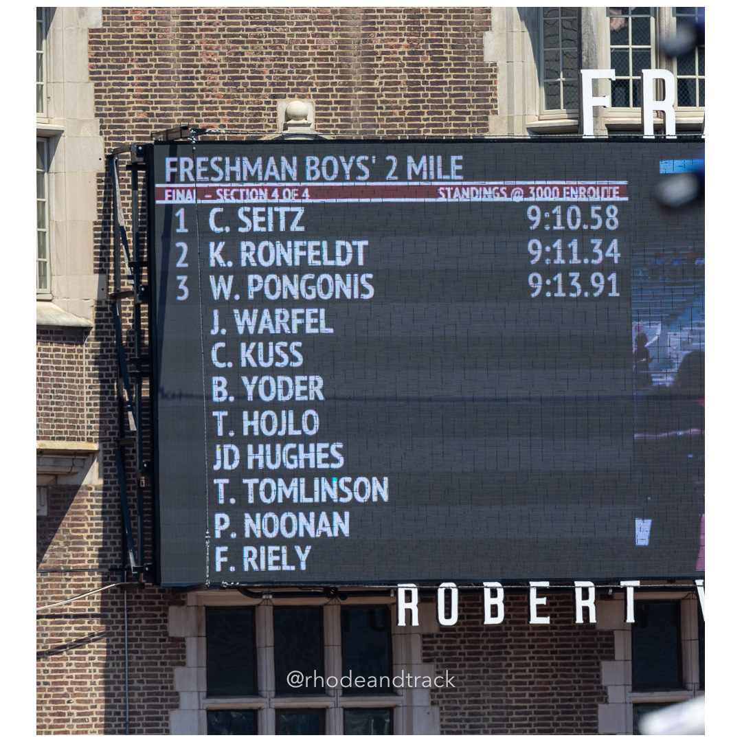 Freshman Mile - 2024 New Balance Nationals Outdoor, Franklin Field, University of Pennsylvania title=