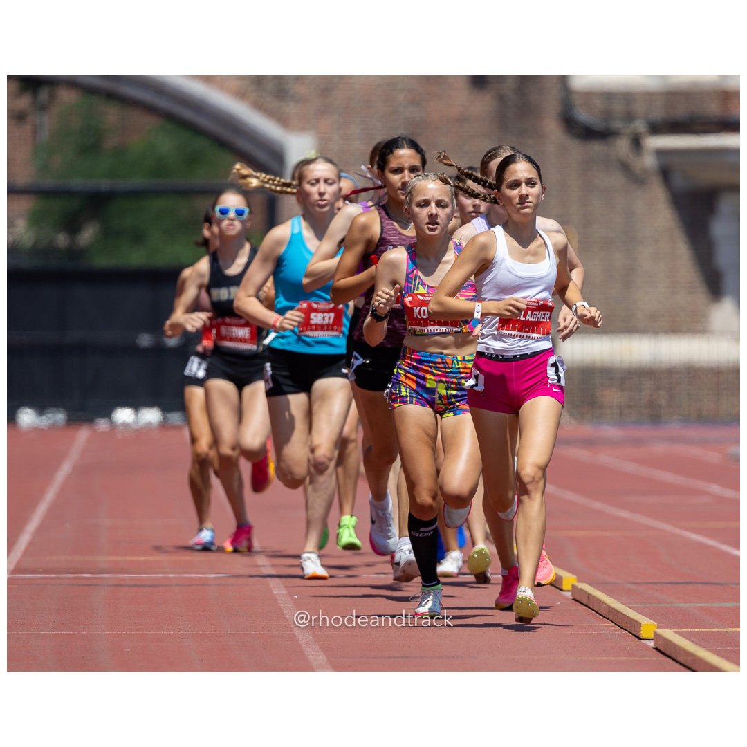 Girls Freshman Mile - 2024 New Balance Nationals Outdoor, Franklin Field, University of Pennsylvania title=