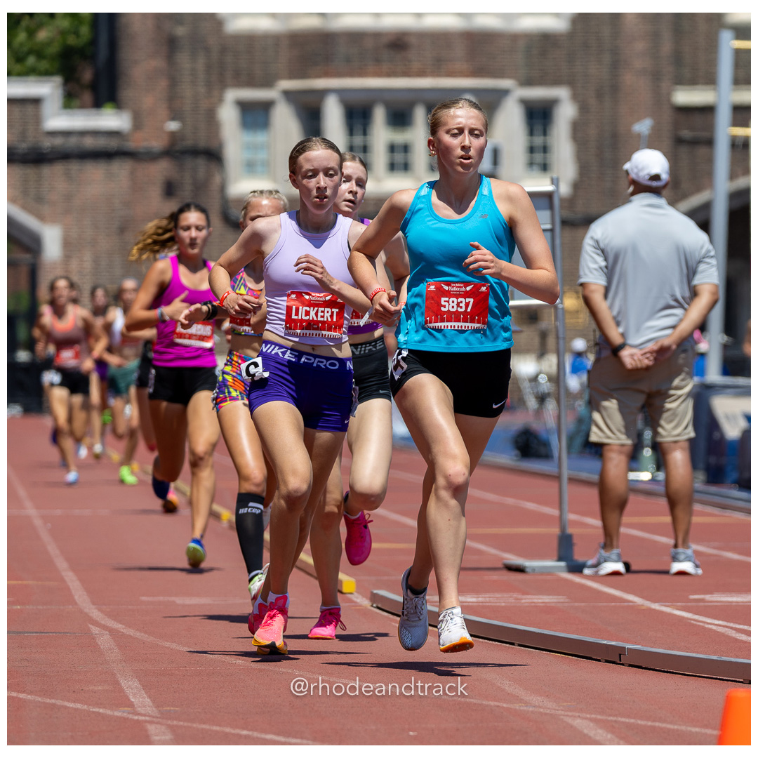 Girls Freshman Mile - 2024 New Balance Nationals Outdoor, Franklin Field, University of Pennsylvania title=
