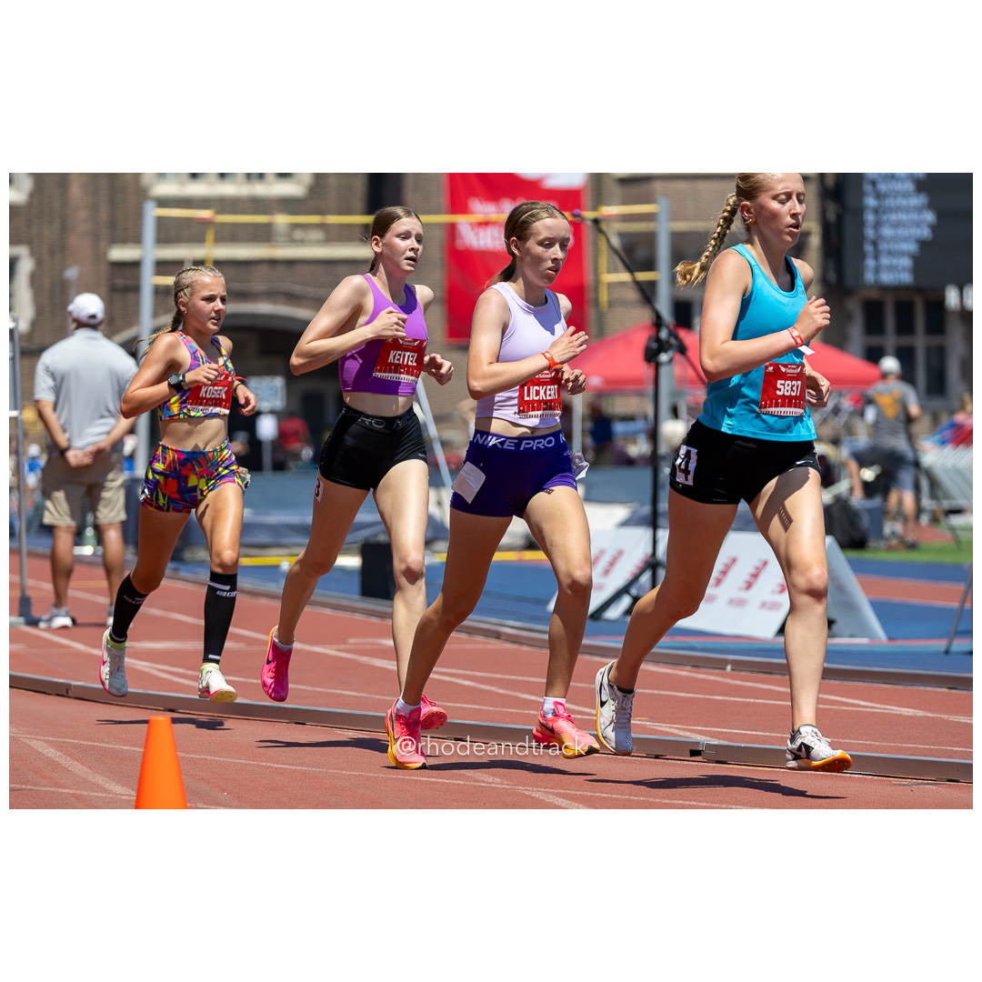 Girls Freshman Mile - 2024 New Balance Nationals Outdoor, Franklin Field, University of Pennsylvania title=