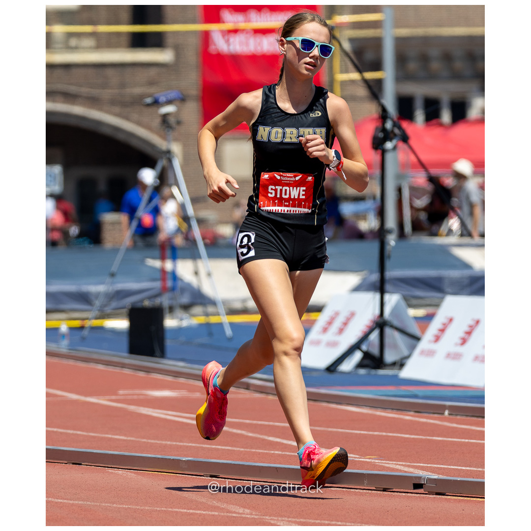Girls Freshman Mile - 2024 New Balance Nationals Outdoor, Franklin Field, University of Pennsylvania title=