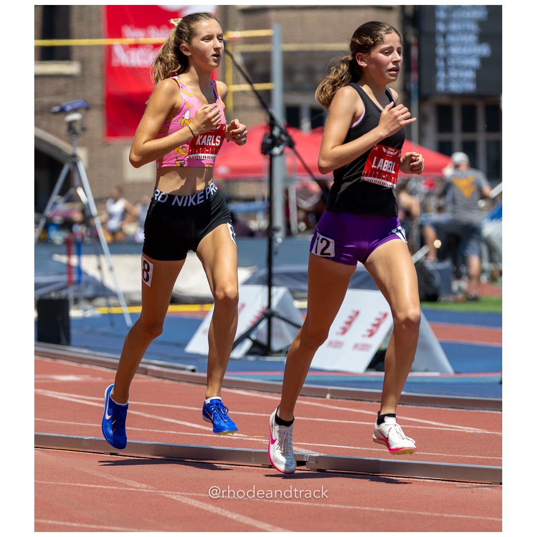 Girls Freshman Mile - 2024 New Balance Nationals Outdoor, Franklin Field, University of Pennsylvania title=