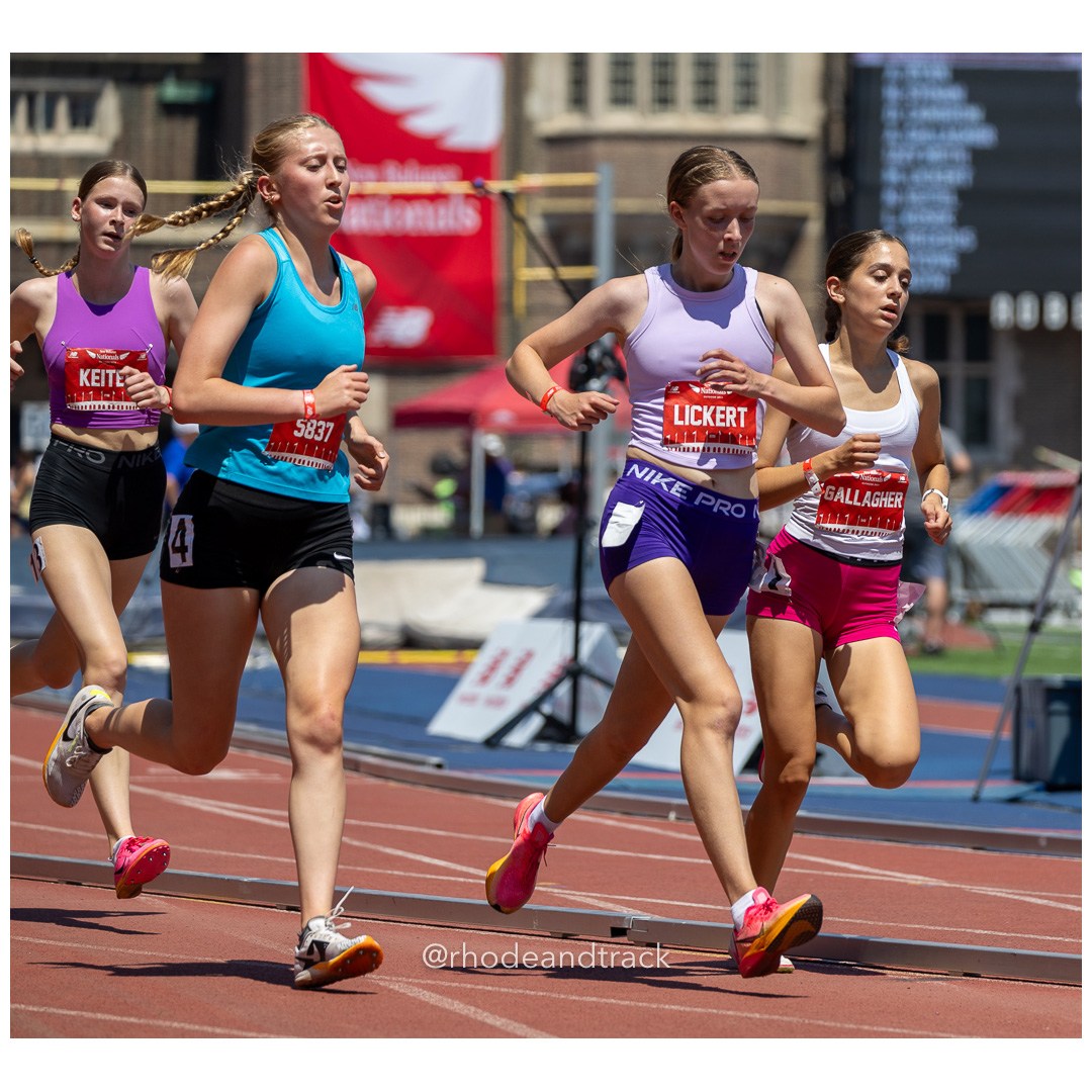 Girls Freshman Mile - 2024 New Balance Nationals Outdoor, Franklin Field, University of Pennsylvania title=