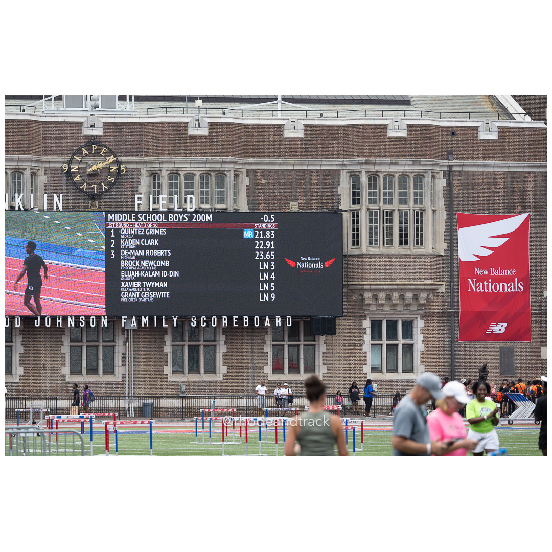 2024 New Balance Nationals Outdoor, Franklin Field, University of Pennsylvania title=