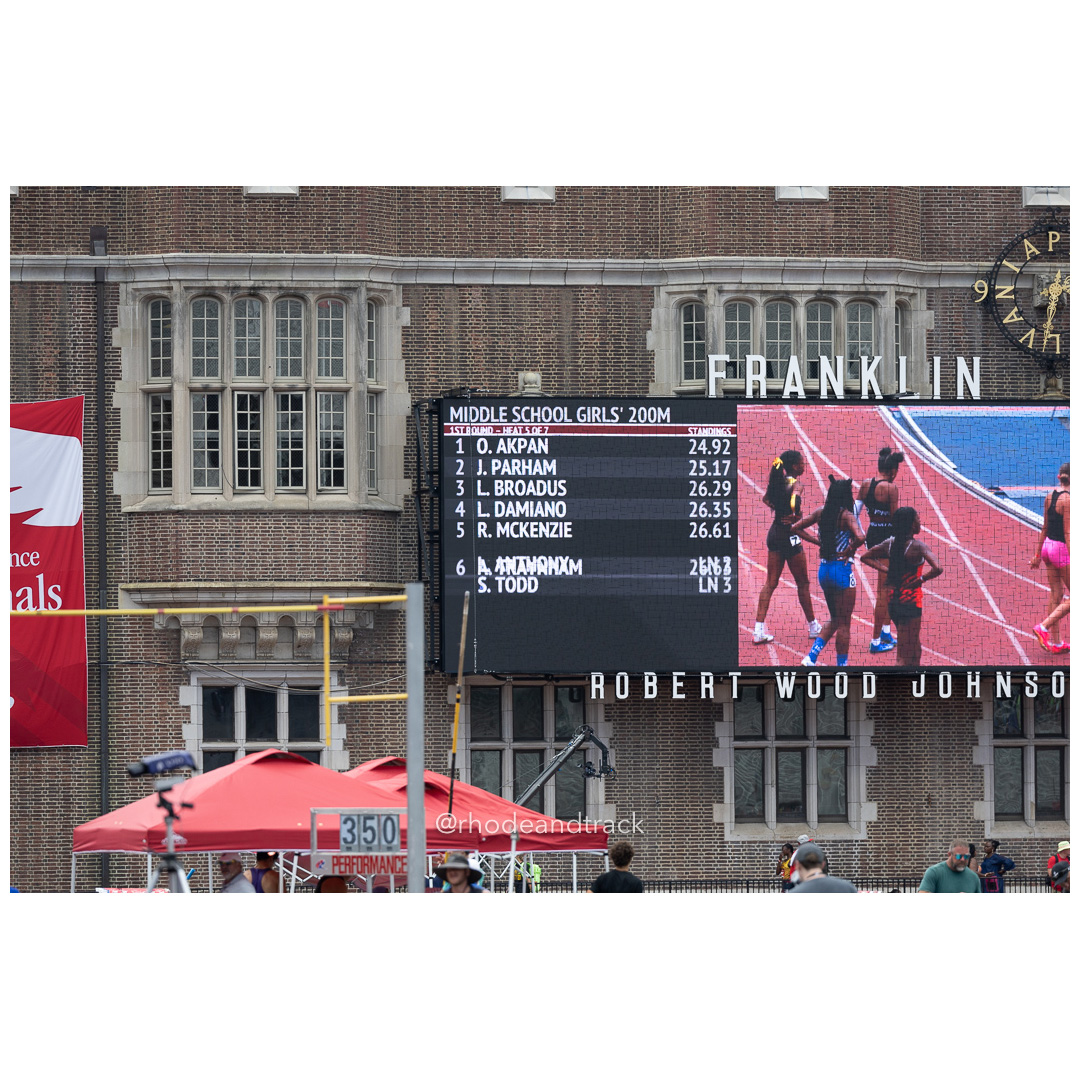 2024 New Balance Nationals Outdoor, Franklin Field, University of Pennsylvania title=