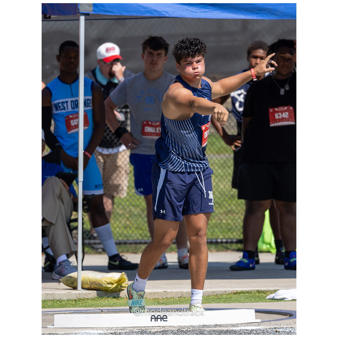 Freshman Shot Put - 2024 New Balance Nationals Outdoor, Franklin Field, University of Pennsylvania title=