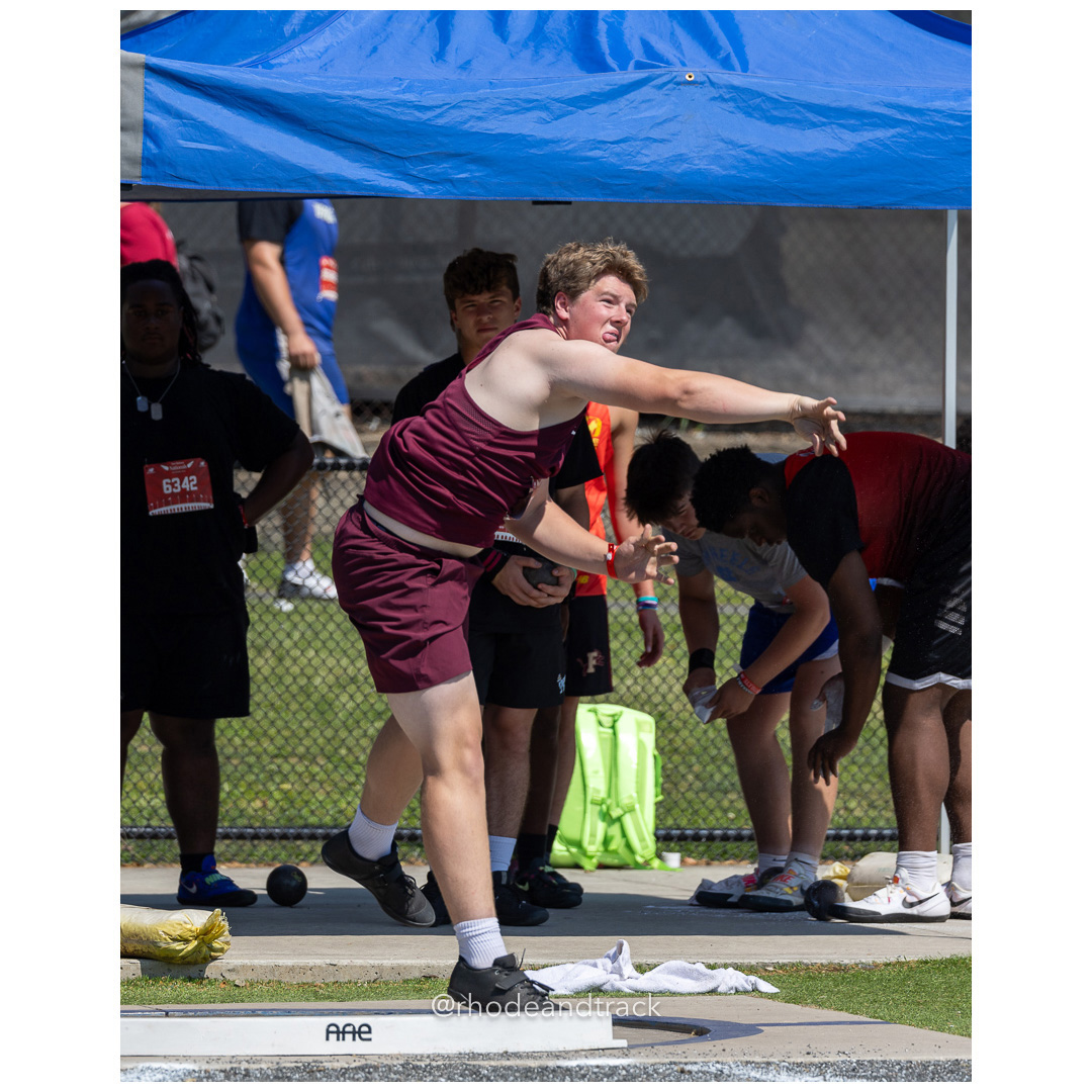 Freshman Shot Put - 2024 New Balance Nationals Outdoor, Franklin Field, University of Pennsylvania title=