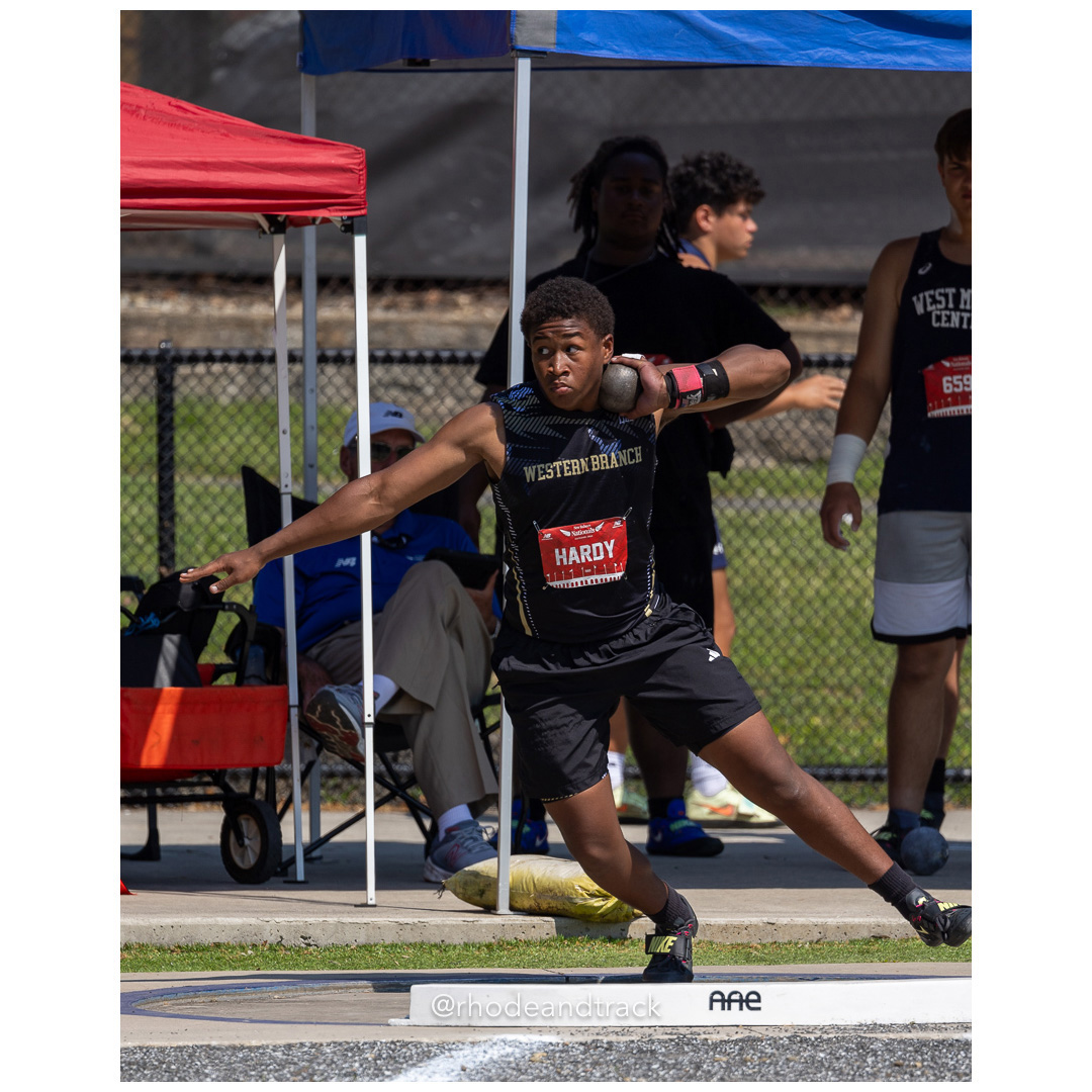 Freshman Shot Put - 2024 New Balance Nationals Outdoor, Franklin Field, University of Pennsylvania title=