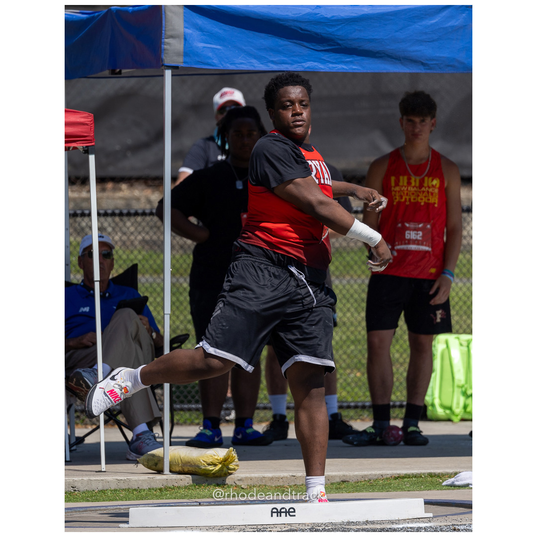 Freshman Shot Put - 2024 New Balance Nationals Outdoor, Franklin Field, University of Pennsylvania title=