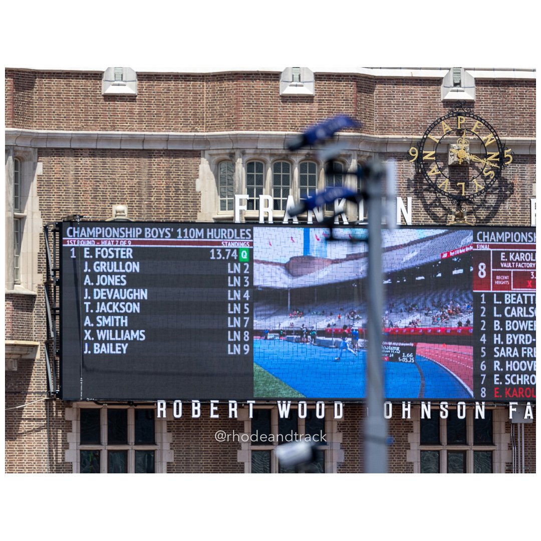 2024 New Balance Nationals Outdoor, Franklin Field, University of Pennsylvania title=