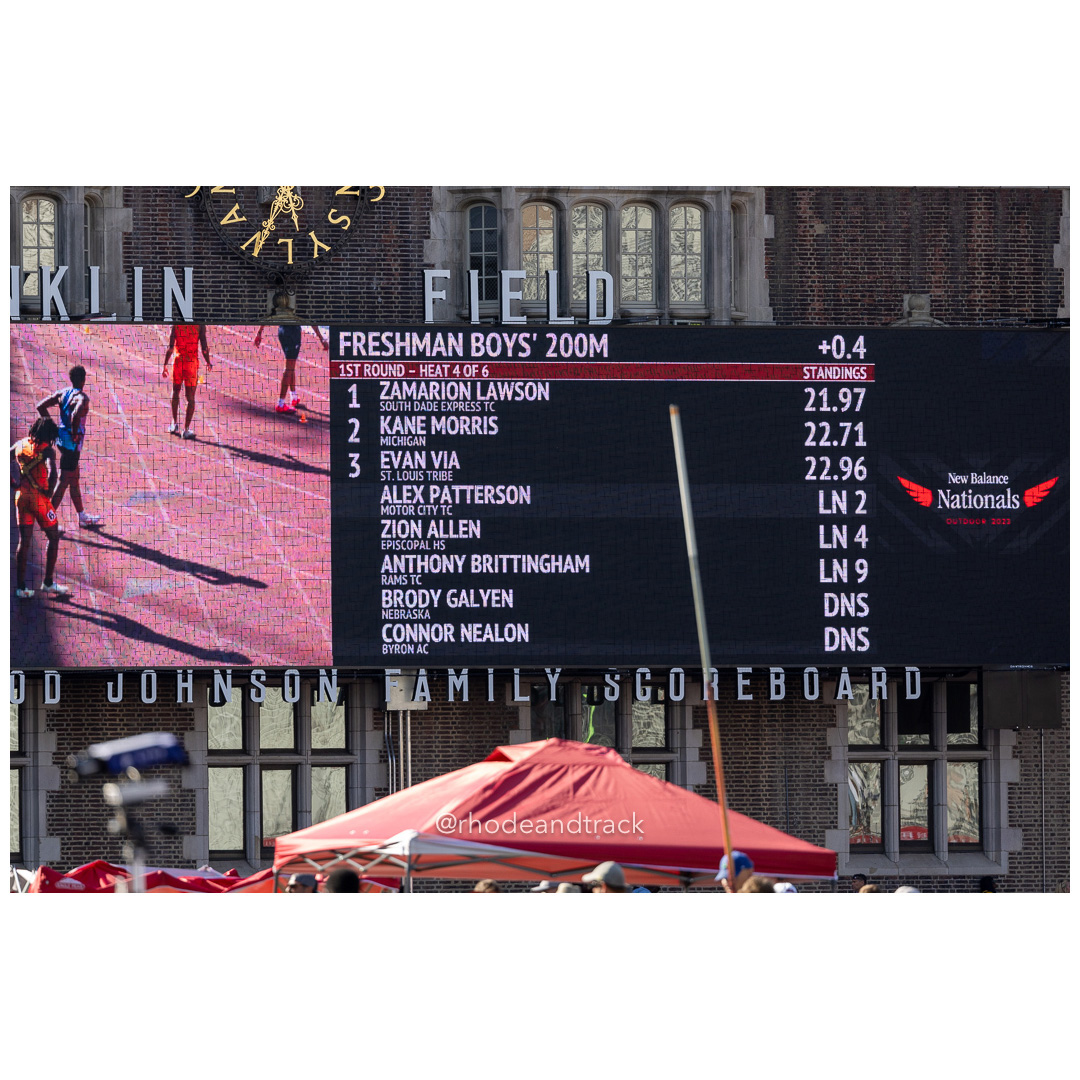 2024 New Balance Nationals Outdoor, Franklin Field, University of Pennsylvania title=
