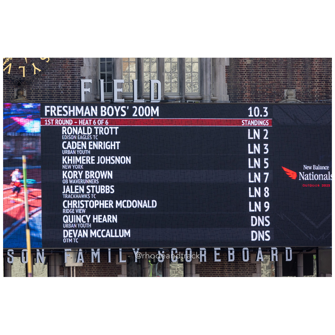 2024 New Balance Nationals Outdoor, Franklin Field, University of Pennsylvania title=