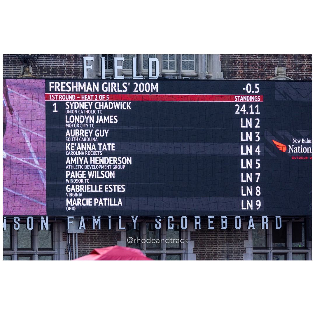 2024 New Balance Nationals Outdoor, Franklin Field, University of Pennsylvania title=