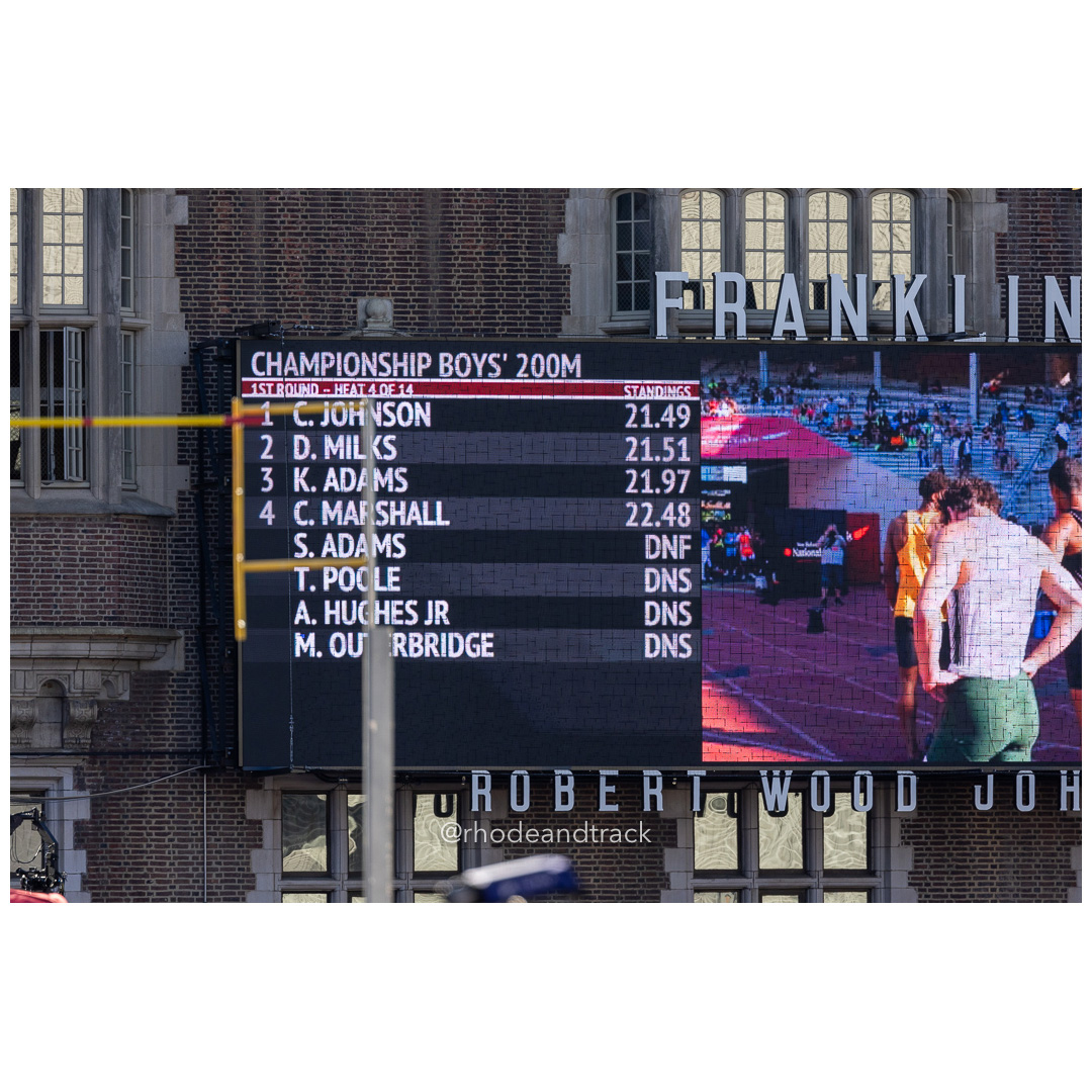 2024 New Balance Nationals Outdoor, Franklin Field, University of Pennsylvania title=