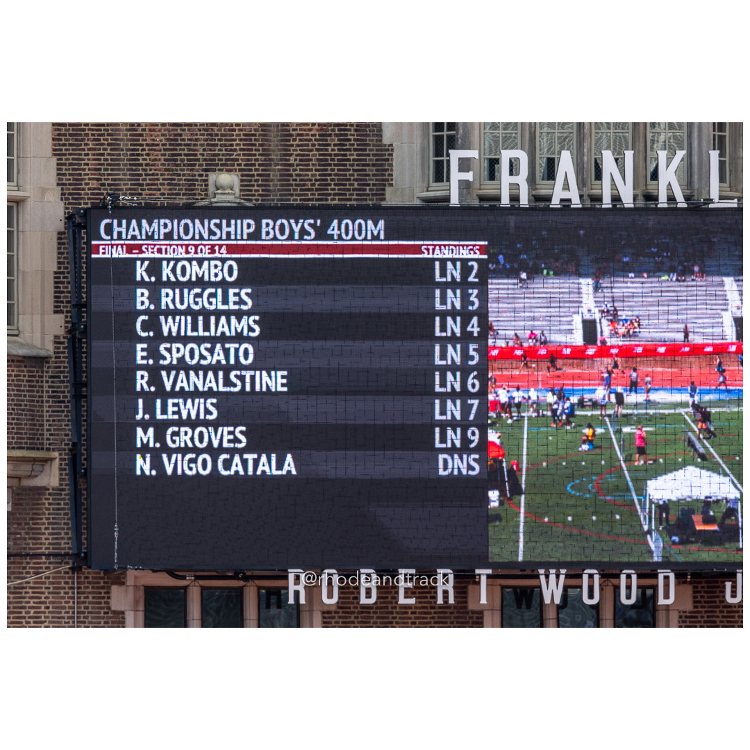 2024 New Balance Nationals Outdoor, Franklin Field, University of Pennsylvania title=