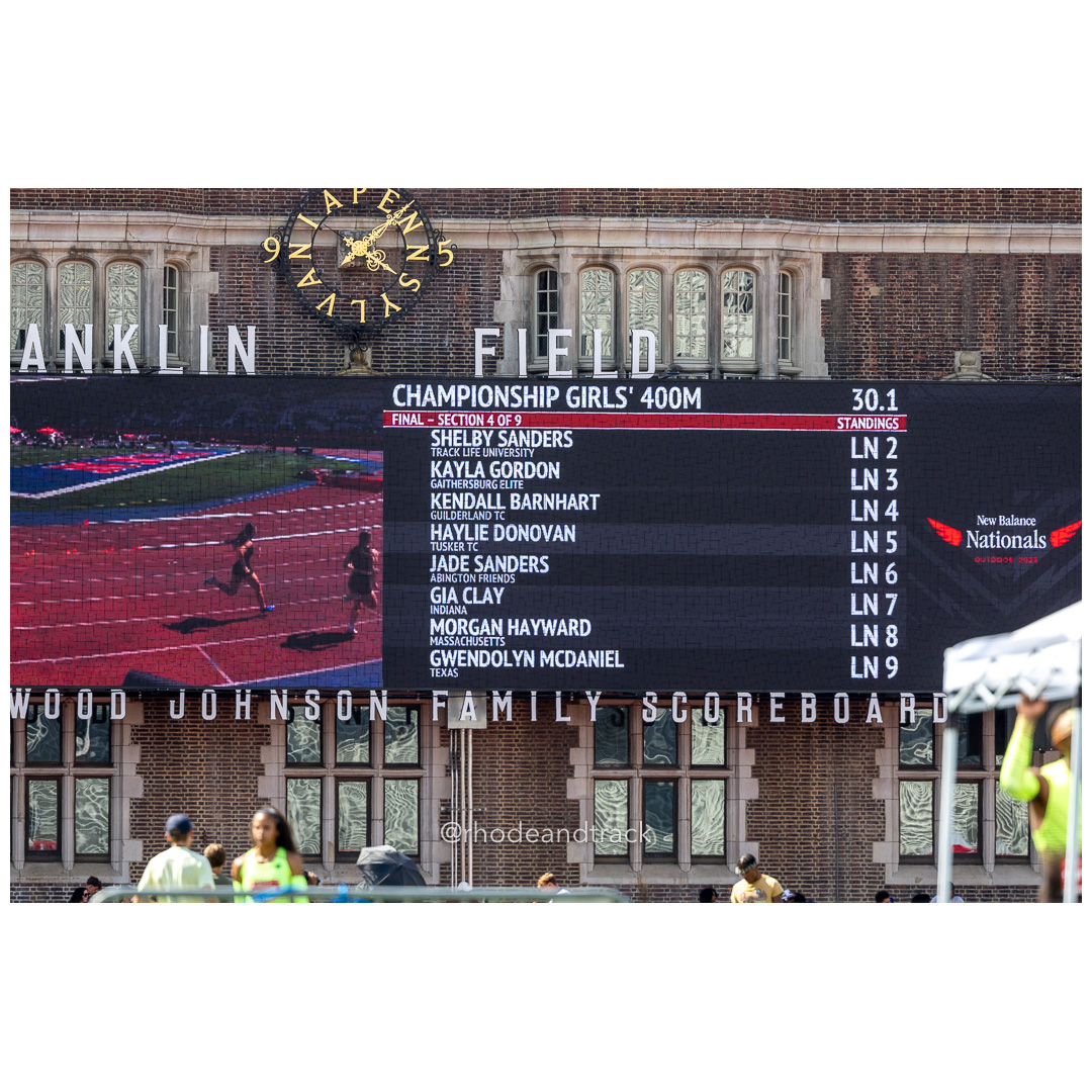 2024 New Balance Nationals Outdoor, Franklin Field, University of Pennsylvania title=