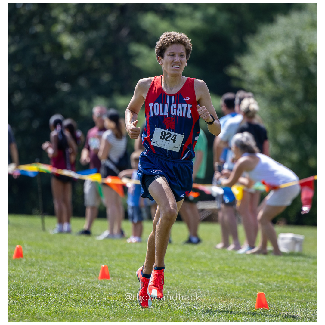 Joshua Maynard - Toll Gate - 2024 RI Cross Country High School Running - Injury Fund - August 31 2024 - Deerfield Park - Smithfield title=