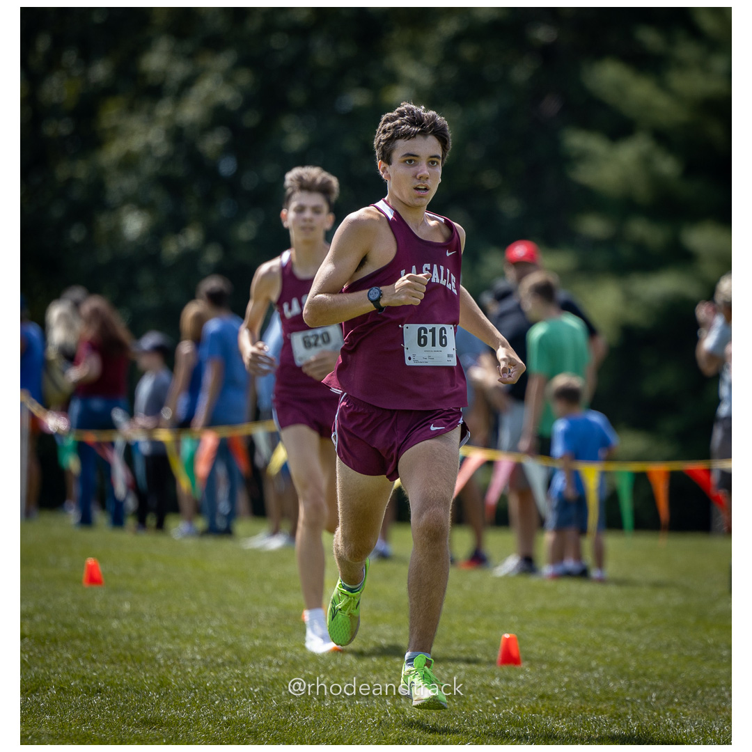 Noah DosReis - La Salle Academy - 2024 RI Cross Country High School Running - Injury Fund - August 31 2024 - Deerfield Park - Smithfield title=