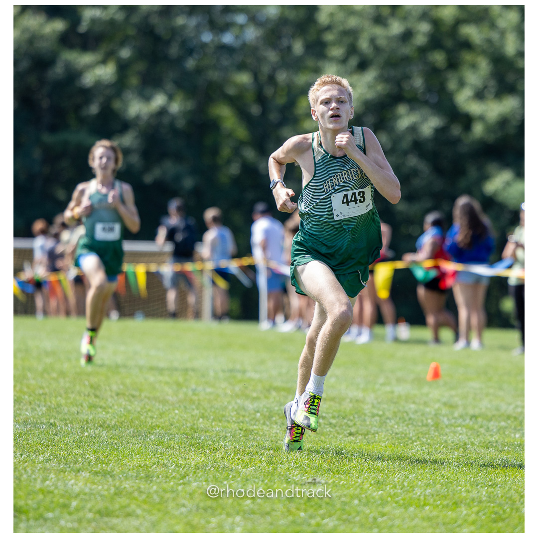 Justin Stockford - Hendricken - 2024 RI Cross Country High School Running - Injury Fund - August 31 2024 - Deerfield Park - Smithfield title=
