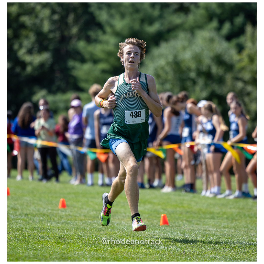Oliver Redmond - Hendricken - 2024 RI Cross Country High School Running - Injury Fund - August 31 2024 - Deerfield Park - Smithfield title=