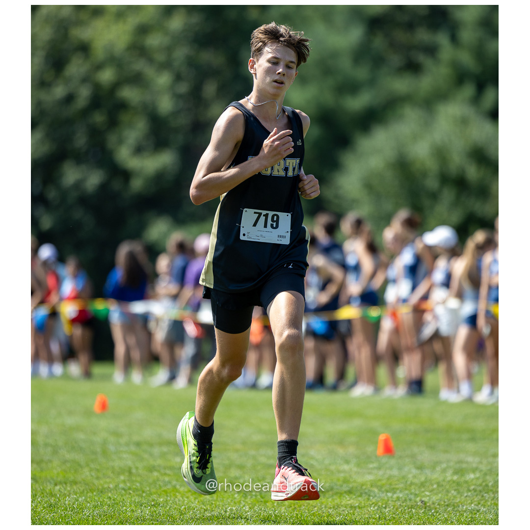 Colton Orr - North Kingstown - 2024 RI Cross Country High School Running - Injury Fund - August 31 2024 - Deerfield Park - Smithfield title=
