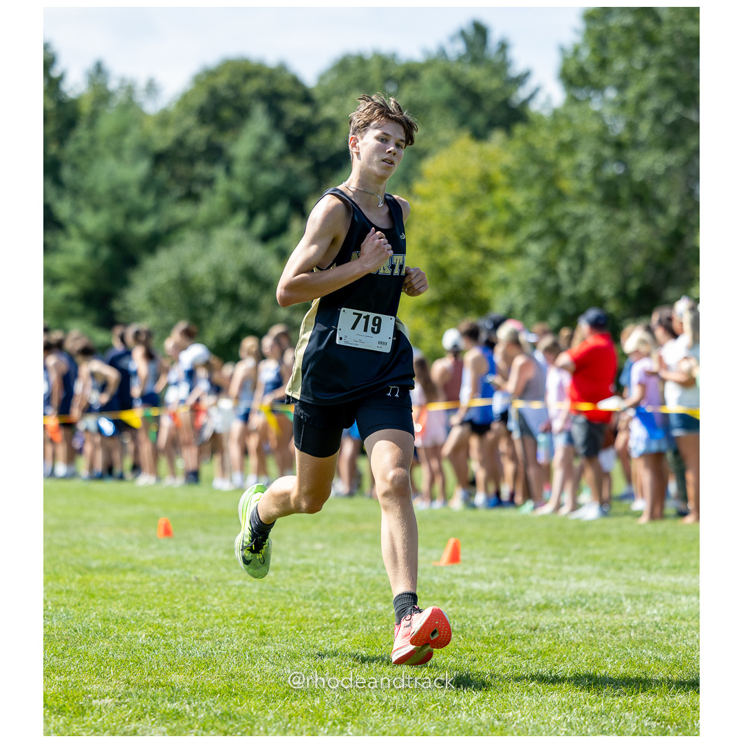 Colton Orr - North Kingstown - 2024 RI Cross Country High School Running - Injury Fund - August 31 2024 - Deerfield Park - Smithfield title=