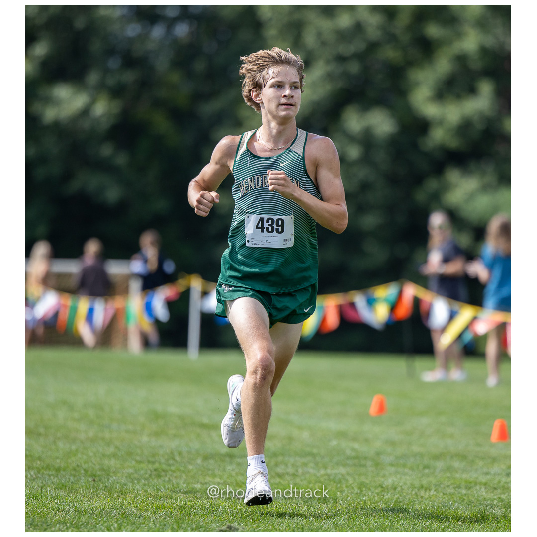 Fred Russell - Hendricken - 2024 RI Cross Country High School Running - Injury Fund - August 31 2024 - Deerfield Park - Smithfield title=