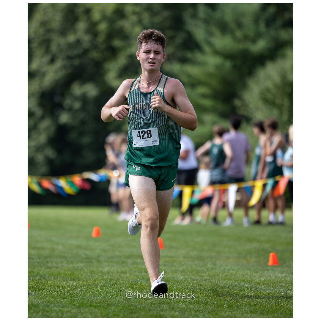 Jack Moretta - Hendricken - 2024 RI Cross Country High School Running - Injury Fund - August 31 2024 - Deerfield Park - Smithfield title=