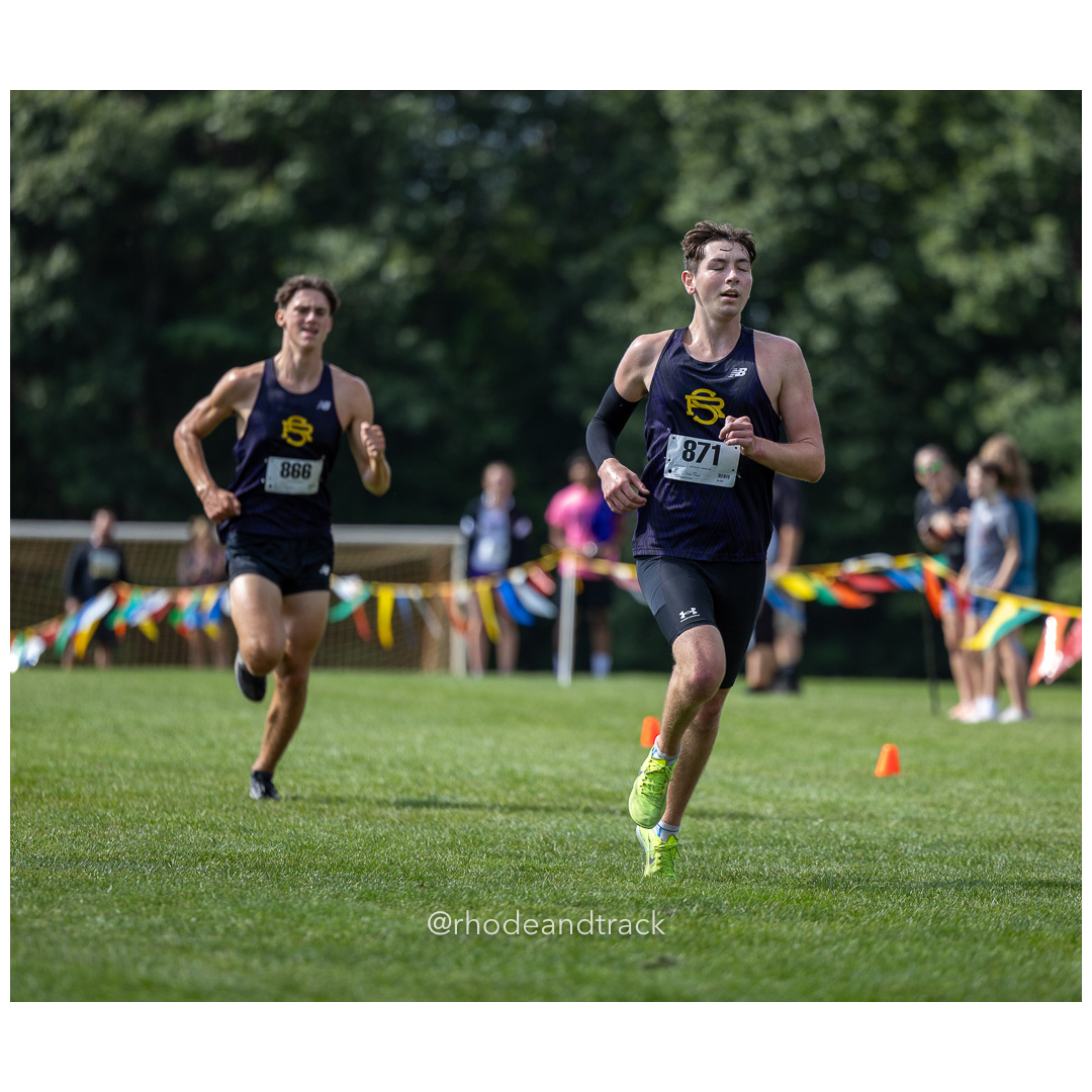 Noah Vanhorn - St. Raphael Academy - 2024 RI Cross Country High School Running - Injury Fund - August 31 2024 - Deerfield Park - Smithfield title=